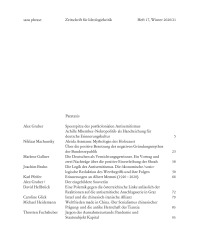 Inhaltsverzeichnis