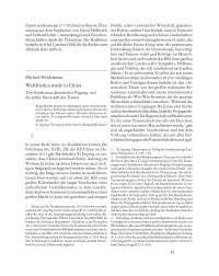 Weltfrieden made in China