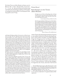 Bemerkungen zu zwei Texten Albert Memmis