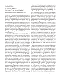 Was ist Wahrheit? Und was Gegenidentifikation?