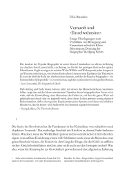 Vernunft und »Einzelwahnsinn«