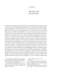 Der Narr und der Souverän