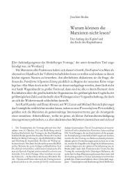 Warum können die Marxisten nicht lesen?