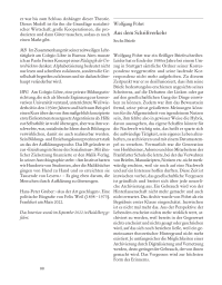 Aus dem Schriftverkehr