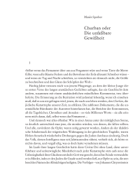 Churban oder Die unfaßbare Gewißheit