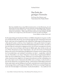 Das Ende des geistigen Tierreichs