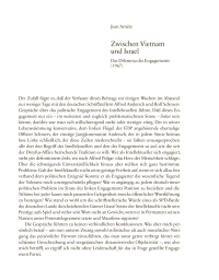 Zwischen Vietnam und Israel