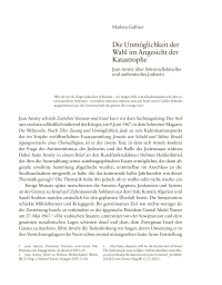 Die Unmöglichkeit der Wahl im Angesicht der Katastrophe