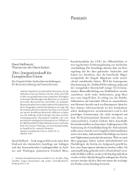 (Des-)Integrationskraft der Europäischen Union