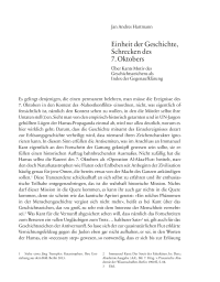 Einheit der Geschichte, Schrecken des 7. Oktobers