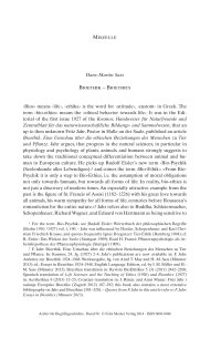 Bioethik – Bioethics