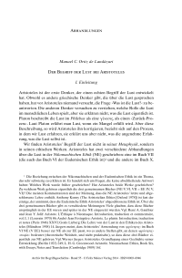 Der Begriff der Lust bei Aristoteles