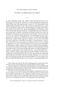 Ganzheit und Wirklichkeit bei Leibniz