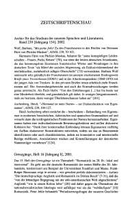 Zeitschriftenschau