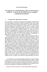 Un episode de la neobienseance dans les dictionnaires scolaires : le protocole de redaction des exemples comportant un prenom