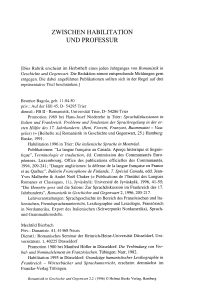 Eingegangene Schriften