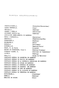Tabula Gratulatoria