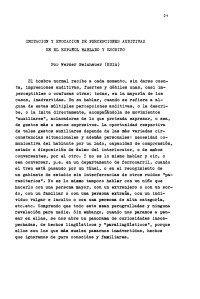 Imitación y evocación de percepciones auditivas ene el espanol hablado y escrito