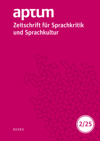 Inhaltsverzeichnis
