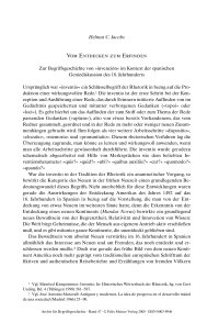 Vom Entdecken zum Erfinden