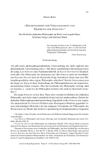 »Dolmetscherin der Vergangenheit und Prophetin der Zukunft«