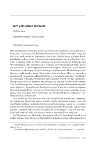 Zum politischen Totenkult