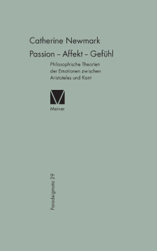 Passion – Affekt – Gefühl Passion – Affekt – Gefühl