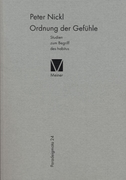 Ordnung der Gefühle Ordnung der Gefühle