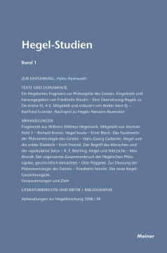 Hegel-Studien Band 1