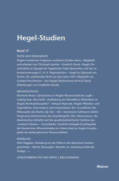 Hegel-Studien Band 17