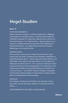Hegel-Studien Band 17 Hegel-Studien Band 17