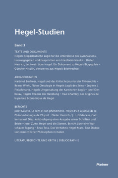 Hegel-Studien Band 3