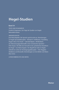 Hegel-Studien Band 34 Hegel-Studien Band 34