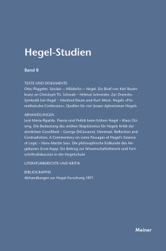 Hegel-Studien Band 8 Hegel-Studien Band 8