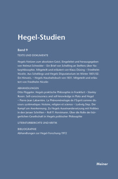 Hegel-Studien Band 9 Hegel-Studien Band 9