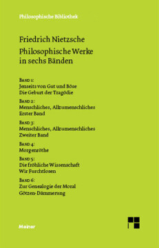 Philosophische Werke in sechs Bänden Philosophische Werke in sechs Bänden