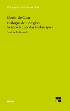 Dialogus de ludo globi. Über das Globusspiel Dialogus de ludo globi. Über das Globusspiel