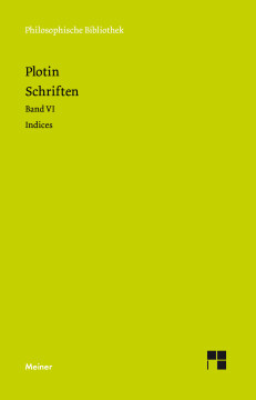 Schriften. Band VI. Indices