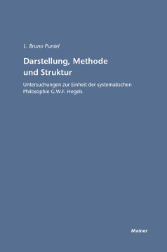 Darstellung, Methode und Struktur Darstellung, Methode und Struktur
