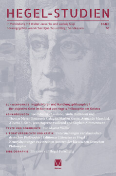 Hegel-Studien Band 55 Hegel-Studien Band 55
