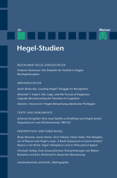 Hegel-Studien Band 50 Hegel-Studien Band 50