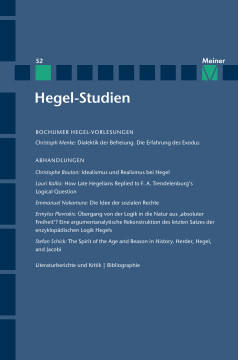 Hegel-Studien Band 52 Hegel-Studien Band 52