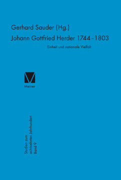 Johann Gottfried Herder (1744–1803) Johann Gottfried Herder (1744–1803)