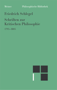 Schriften zur Kritischen Philosophie