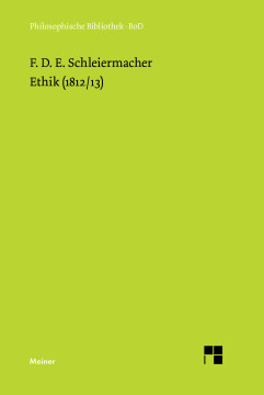 Ethik (1812/13) Ethik (1812/13)