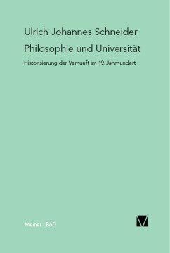 Philosophie und Universität Philosophie und Universität
