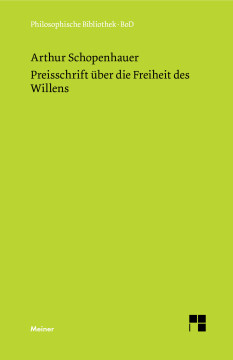 Preisschrift über die Freiheit des Willens Preisschrift über die Freiheit des Willens