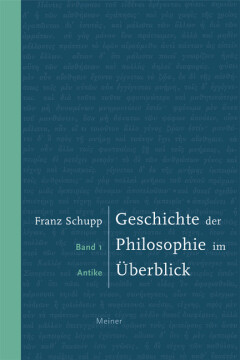 Geschichte der Philosophie im Überblick. Band 1: Antike Geschichte der Philosophie im Überblick. Band 1: Antike