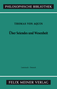 Über Seiendes und Wesenheit Über Seiendes und Wesenheit