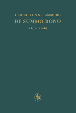 De summo bono. Liber VI, Tractatus 1–3,6 De summo bono. Liber VI, Tractatus 1–3,6